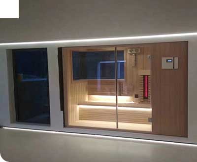 Fitness merkezi için Sauna ekipmanı