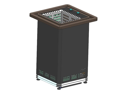 Yeni kare bio-sauna ısıtıcı