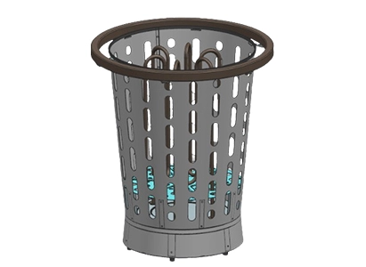 Yeni yuvarlak Fin-Sauna ısıtıcı